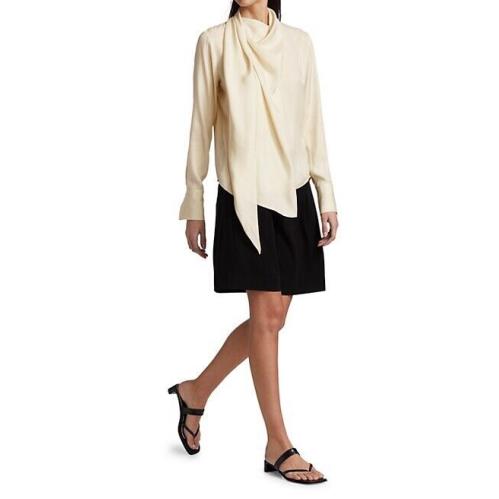 Rag Bone Women`s Halle Top In Ivory Size: XL