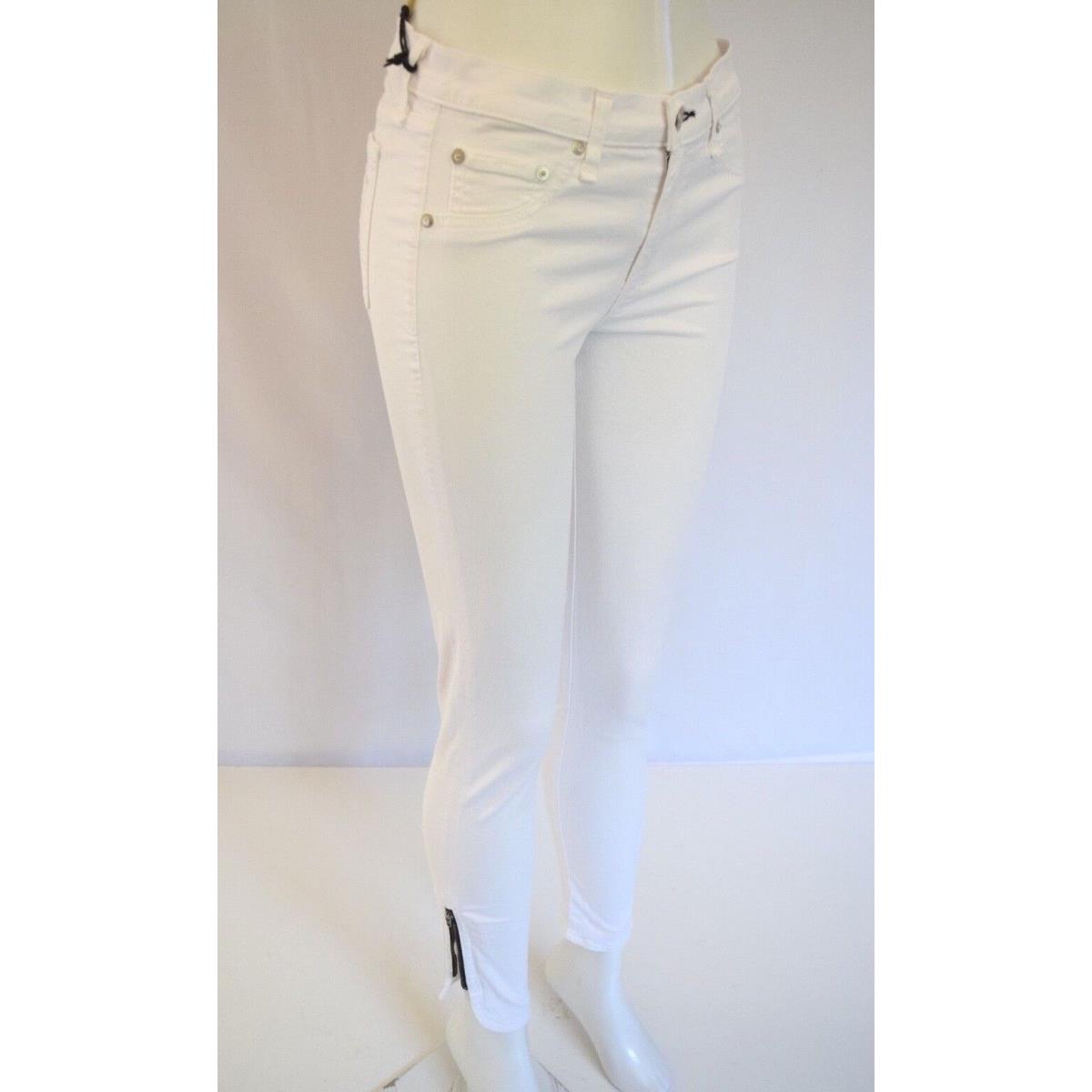 Rag Bone Ankle Skinny Jeansfor Women SZ 31 in Bright White