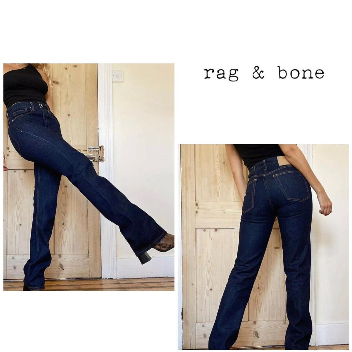 Rag Bone Maya High Rise Bootcut Jeans In Rinse Size 31