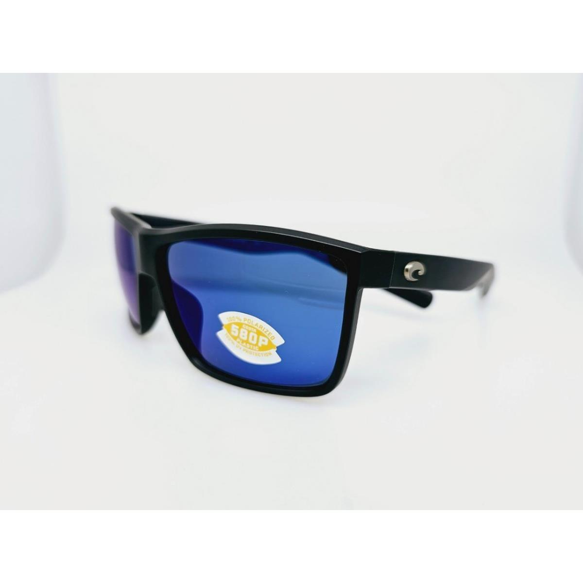 Costa Sunglasses 06S9016 09 60MM Rinconcito 11 Matte Black W/ Blue Mirror 580P