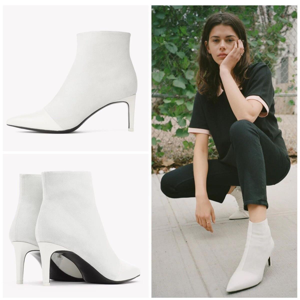 Rag Bone Beha Leather / Suede White Booties Size: 39.5 US 9.5