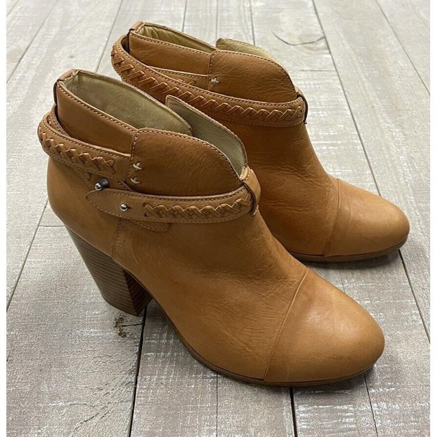 Rag Bone Harrow Leather Booties In Natural Size: 39.5 US 9.5