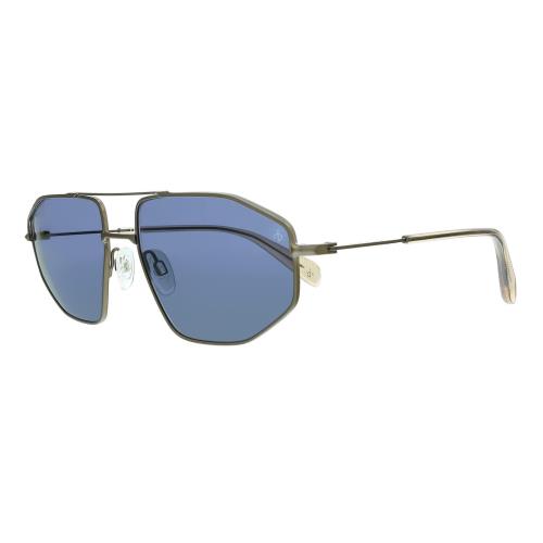 Rag Bone 5036/G/S Sunglasses - Antique Gold Blue Rectangular 57mm Authen