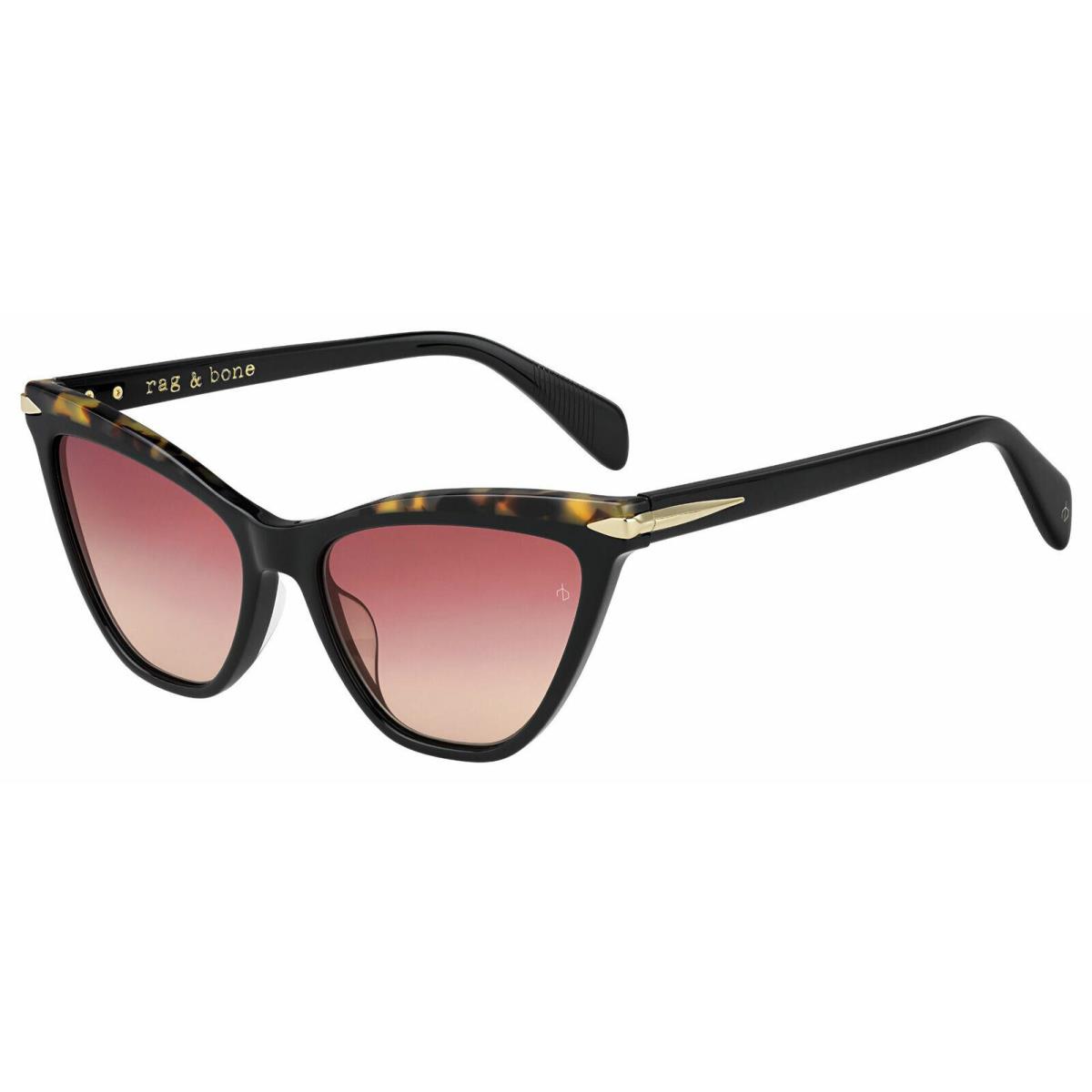 Rag Bone RNB1021/S 807 Cateye Women`s Sunglasses Pink Lens