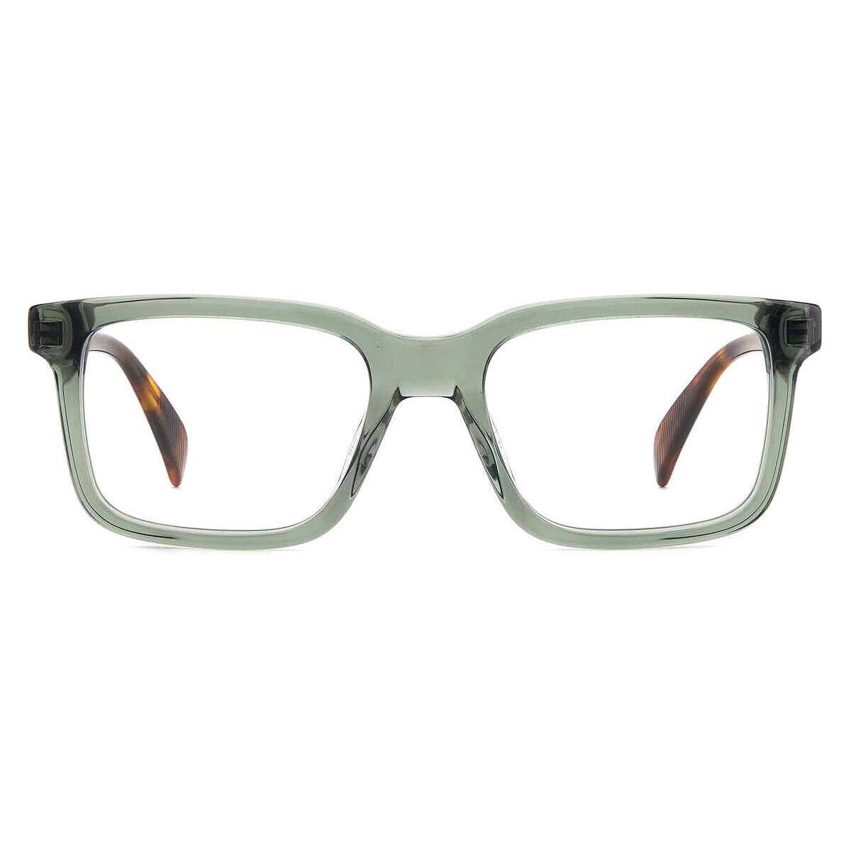 Rag Bone RNB7053/G Eyeglasses Men Green Rectangle 53mm - Frame: Green, Lens: Demo