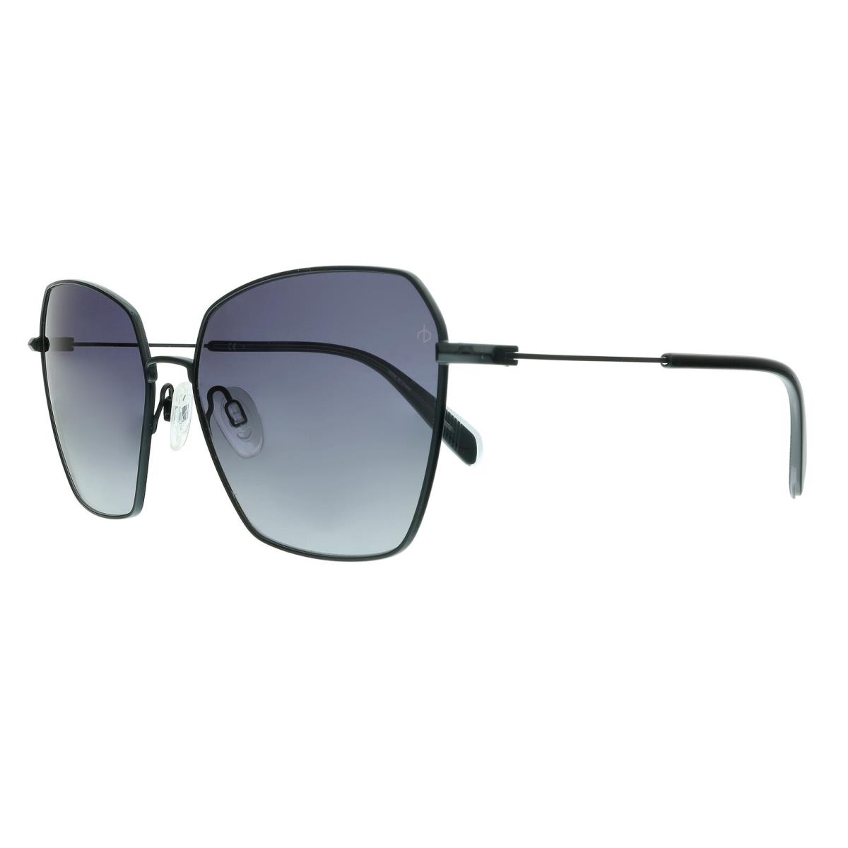 Rag and Bone RNB1034/G/S 9O 0807 Black Square Sunglasses