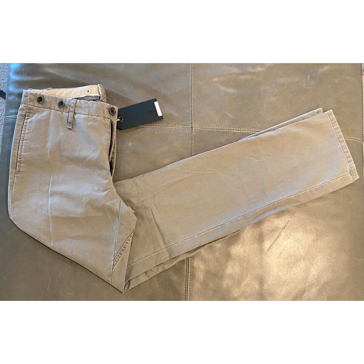 Rag Bone NY Usa Mens Montauk Cotton Hipster Pants Light Taupe 29x33