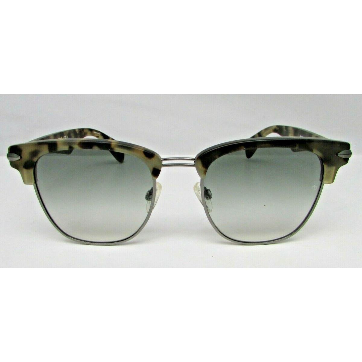 Rag Bone Safilo RNB5007/S Khaki Ruthenium Frame Green Lens w/ Case