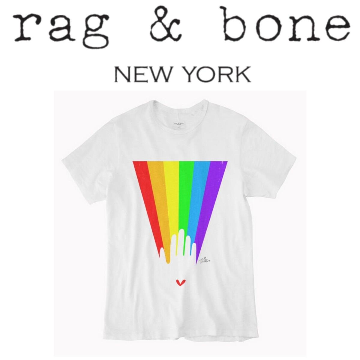 Rag Bone Limited Edition Unisex Pride Hand Tee Size: Large