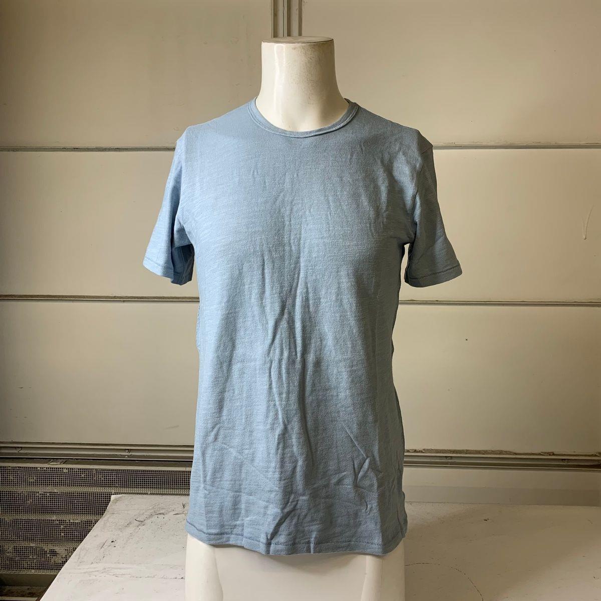 Rag Bone Core Crew Neck Tee Shirt Men`s Size Small Light Blue