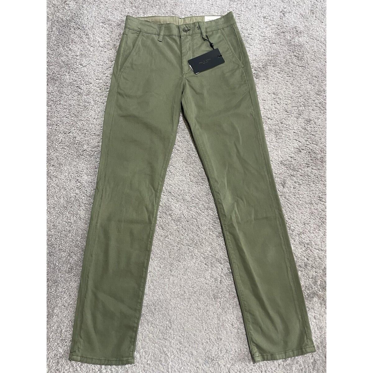 Rag Bone York Pale Army Fit 2 Stretch Twill Chino Men s Pants Size 28x31