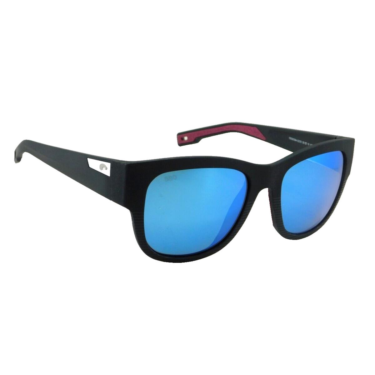 Costa Del Mar Caleta Polarized Sunglasses Net Black / 580G Blue Mirror Glass