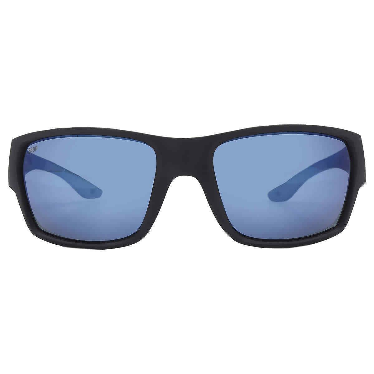 Costa Del Mar Tailfin Blue Mirror Polarized Polycarbonate Rectangular Men`s