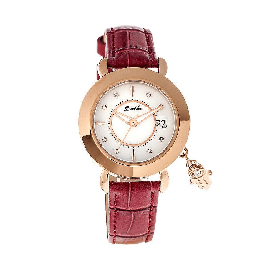 Bertha Watch BR5605 Hannah Rust Color Leather Bat