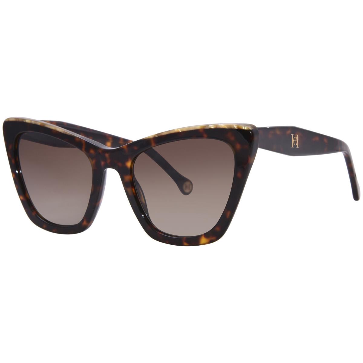 Carolina Herrera HER-0129/S C9KHA Sunglasses Women`s Havana/white/brown 55mm