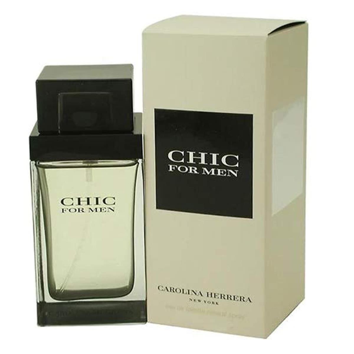 Carolina Herrera Men`s Fragrance Chic Eau De Toilette Spray 3.4 Oz