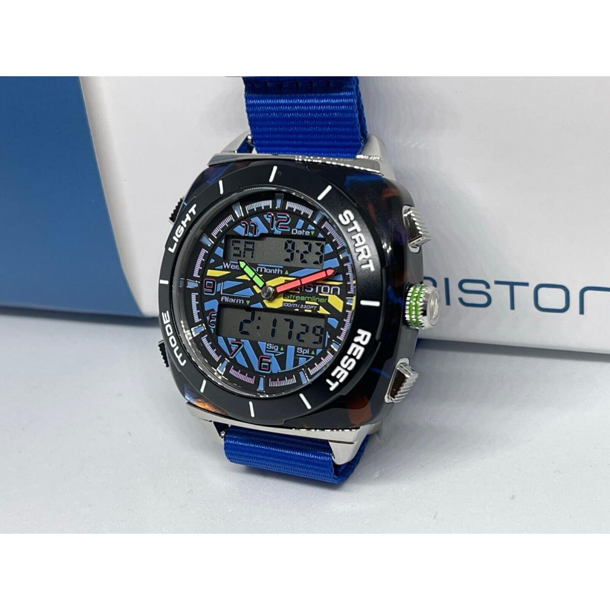 Briston Streamliner Adventure Analog/digital Black Blue 221144.SA.SB.42.NEB