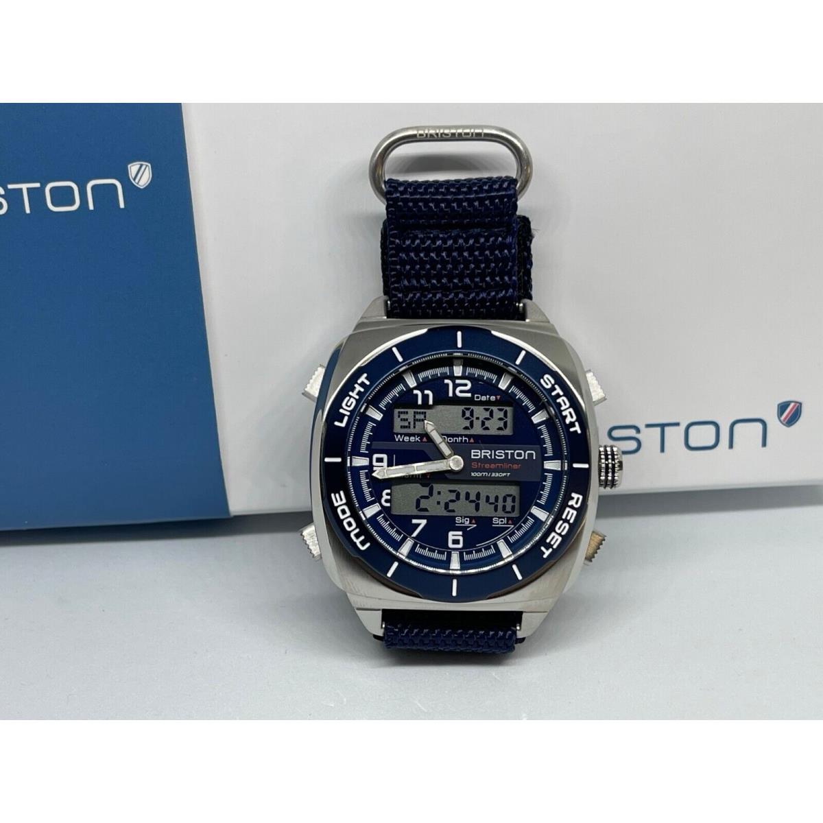 Briston Streamliner Adventure Analog/digital Blue 221144.S.AD.15.VNB