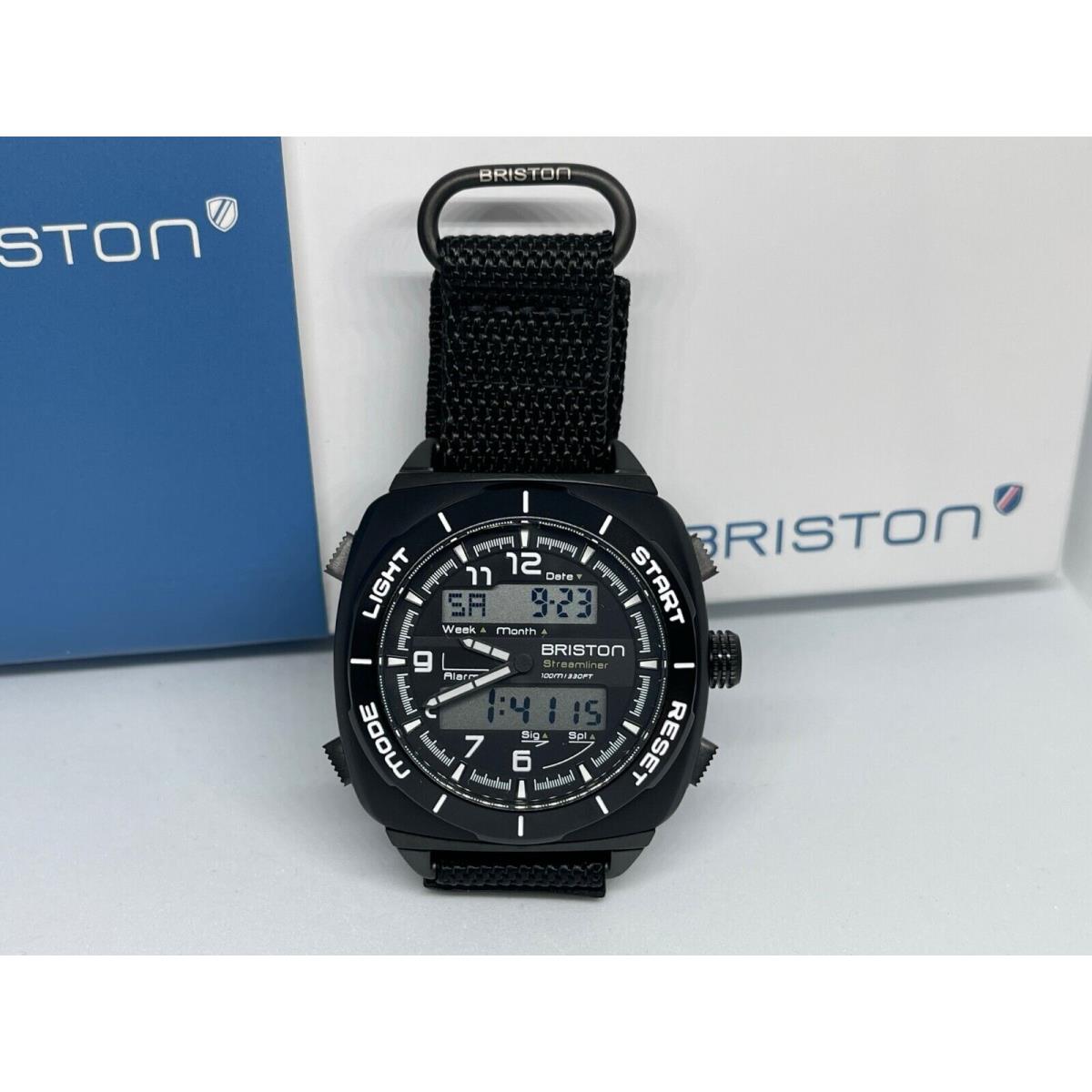 Briston Streamliner Adventure Analog/digital Matte Black 221144.PBAM.B.3.VB