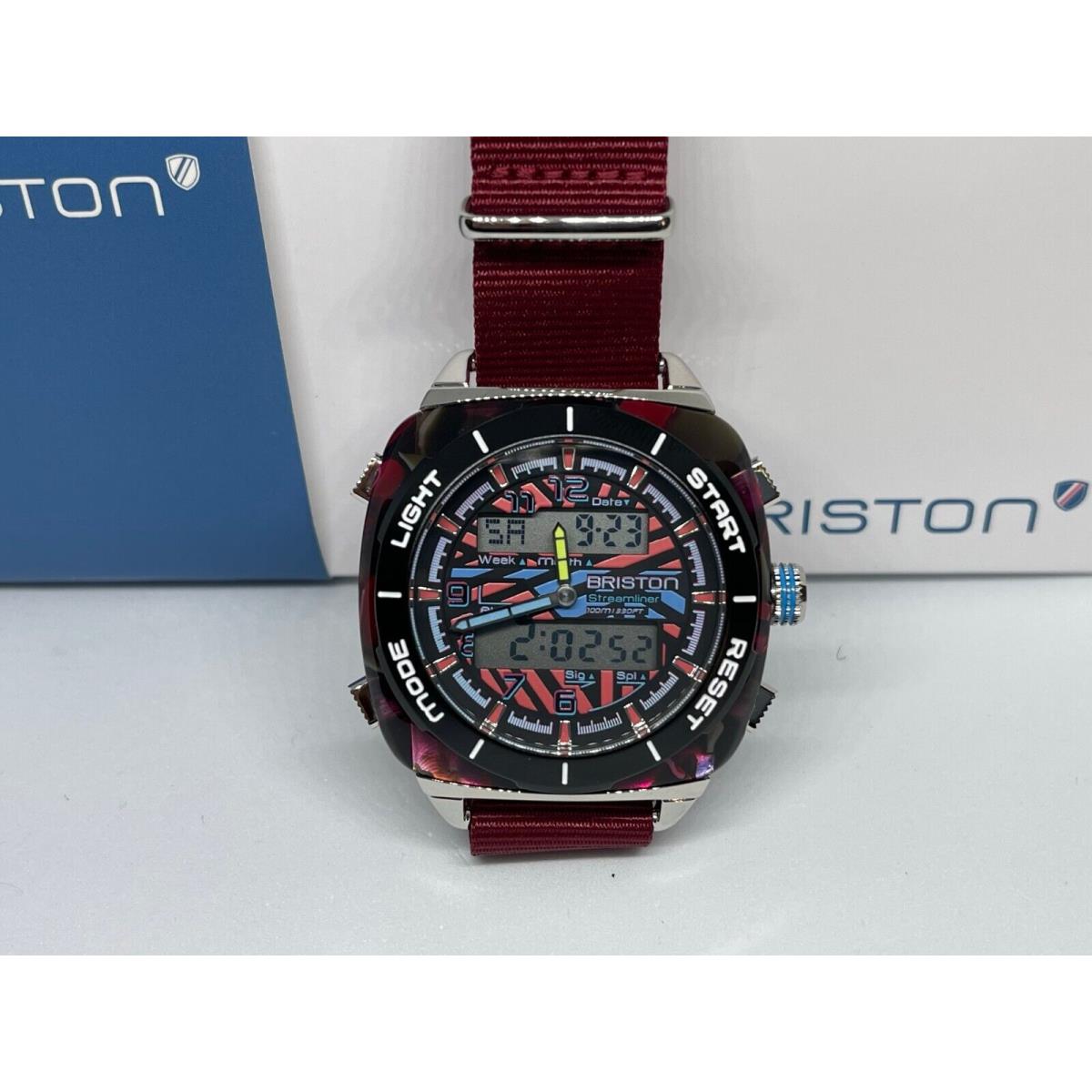 Briston Streamliner Adventure Analog/digital Burgundy 221144.SA.SR.41.NBD