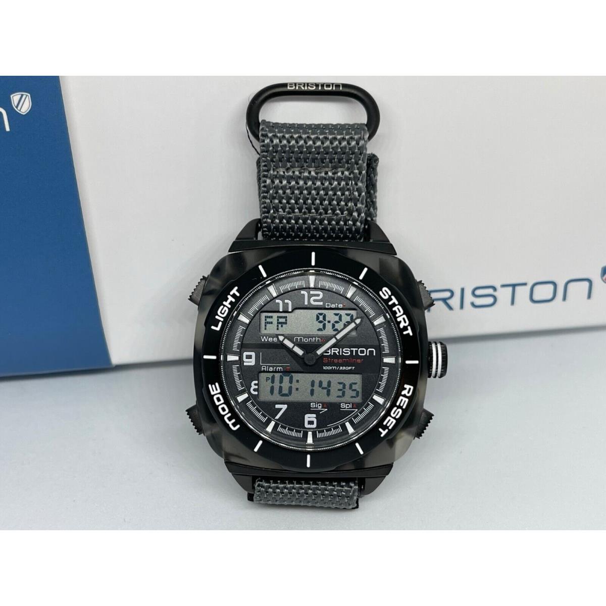 Briston Streamliner Adventure Analog/digital Black Watch 211144.PBAM.GT.3.VG