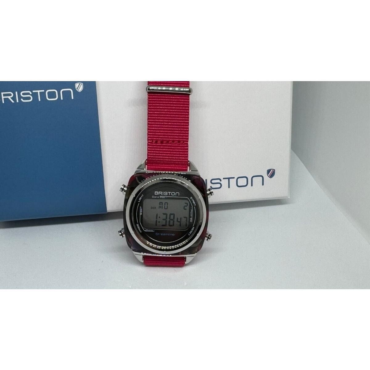 Briston Streamliner Digital Red Watch Swing Acetate 221337.SA.SR.41.NF