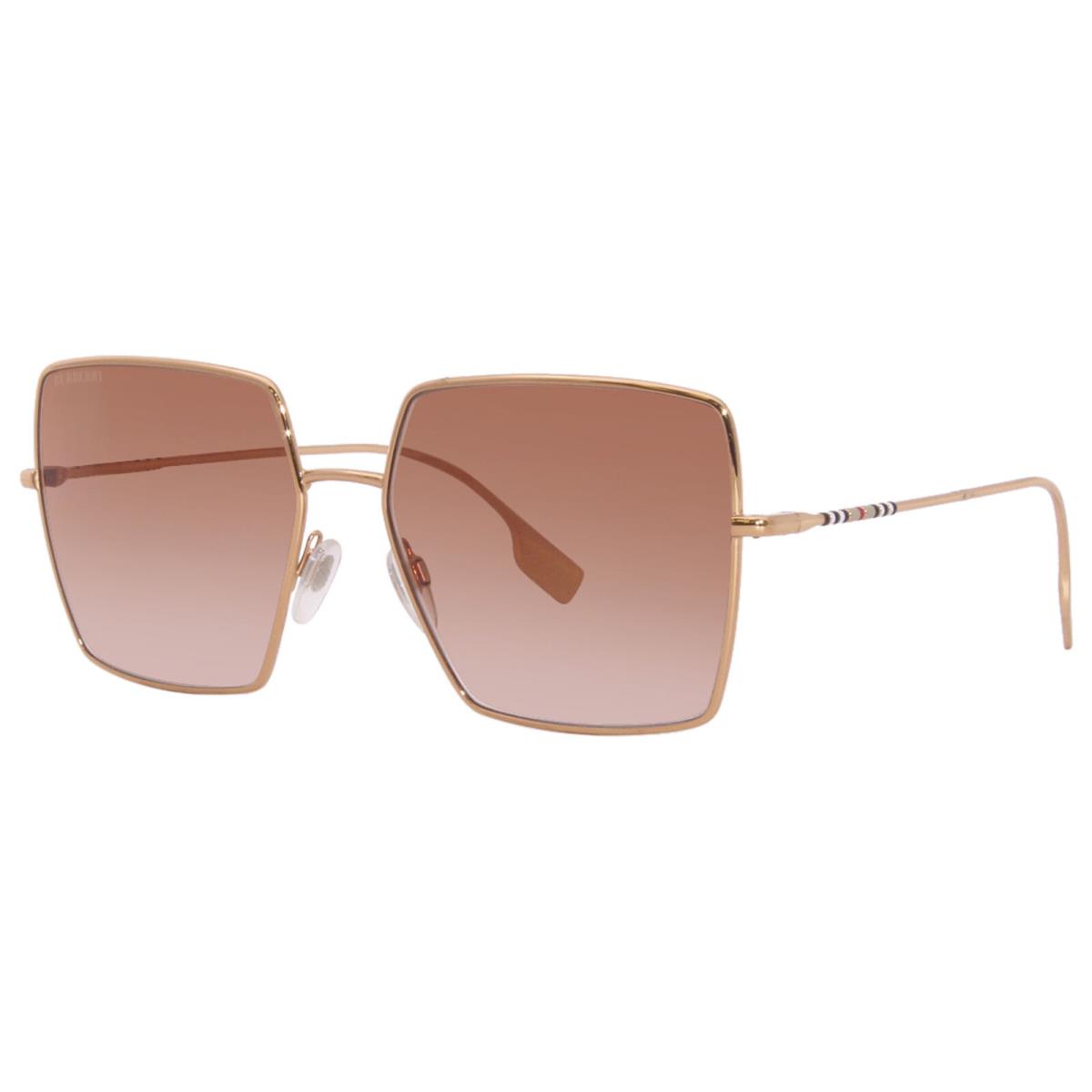 Burberry Daphne BE3133 133713 Sunglasses Women`s Rose Gold/pink Gradient 58mm