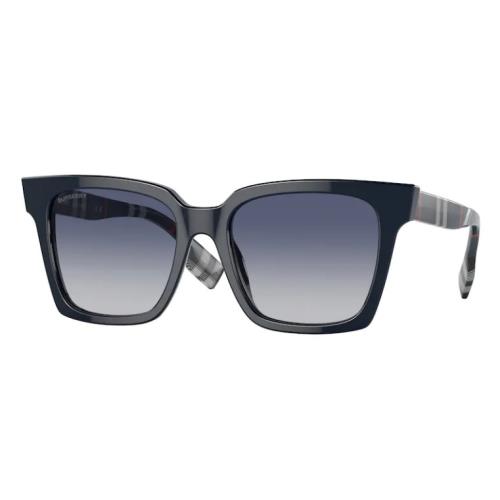 Burberry Maple BE4335 39884L Sunglasses Women`s Blue/blue Gradient Lenses 53mm