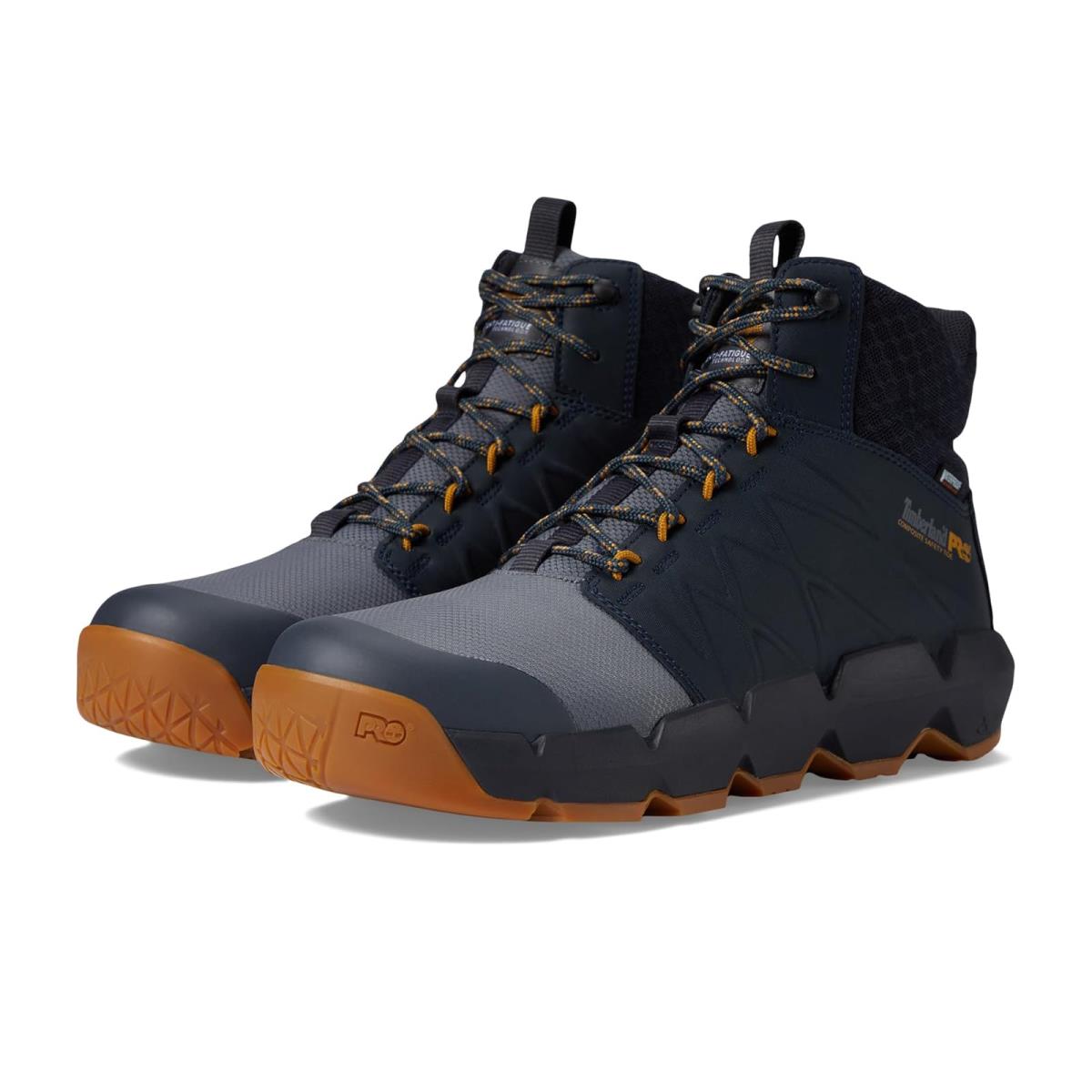 Man`s Boots Timberland Pro Morphix 6 Composite Safety Toe Waterproof Grey/Navy