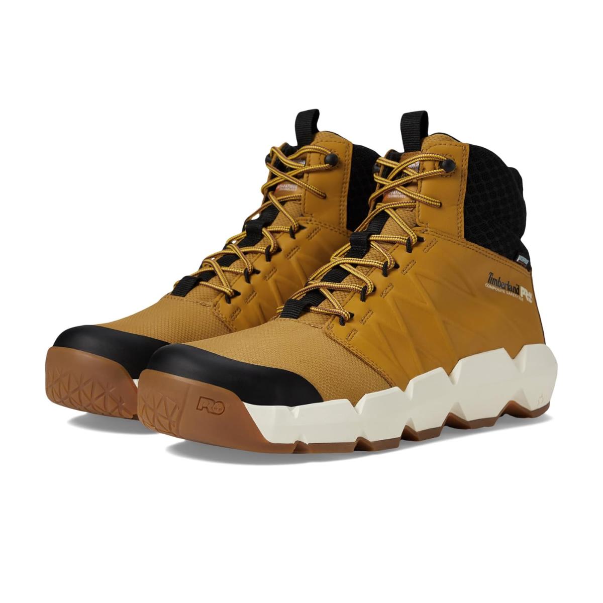 Man`s Boots Timberland Pro Morphix 6 Composite Safety Toe Waterproof Wheat1