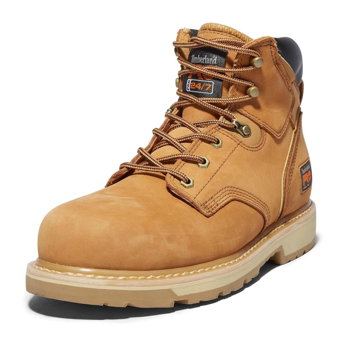 Man`s Boots Timberland Pro 6 Pit Boss Steel Toe Wheat