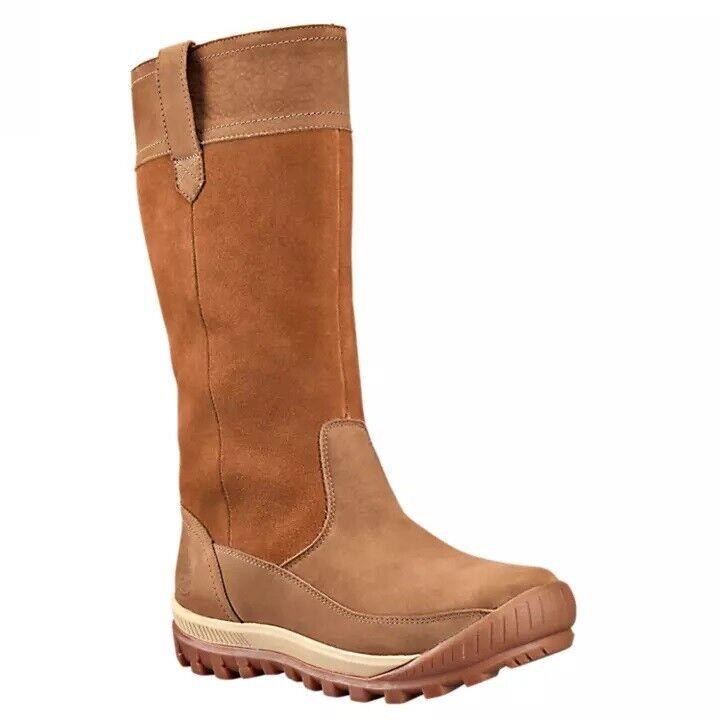 Timberland Woman`s Mt. Hayes Tall Waterproof Pull on Boots Wheat / Tan / Brown