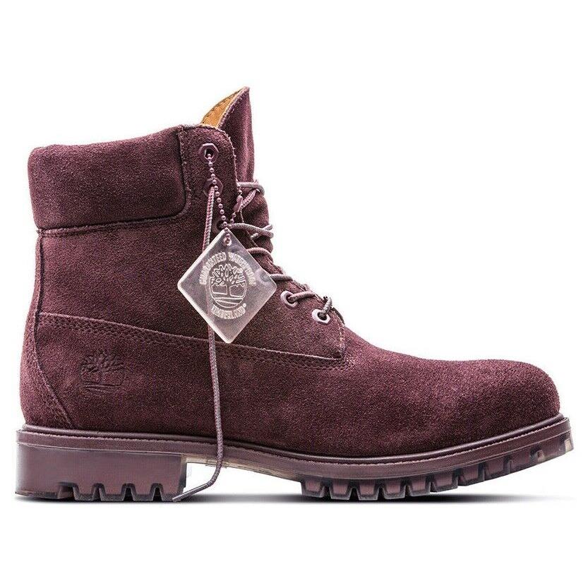 Timberland 6 Premium Waterproof Boots Autumn Leaf Dark Port Burgundy TB0A18QB