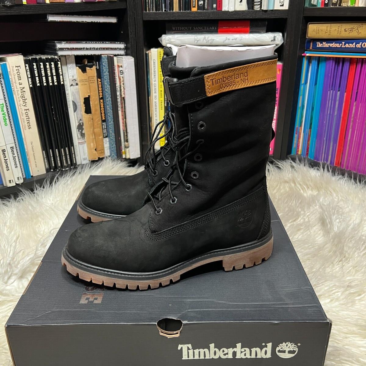 Timberland Gaiter Boots Premium Black Tan TB0A1Z2N Gtr Boots