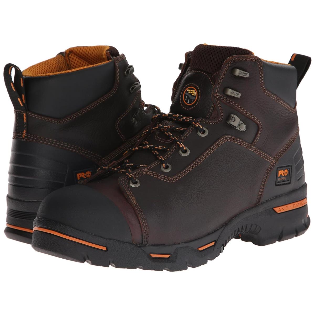 Man`s Boots Timberland Pro Endurance PR 6 Steel Toe Briar Brown