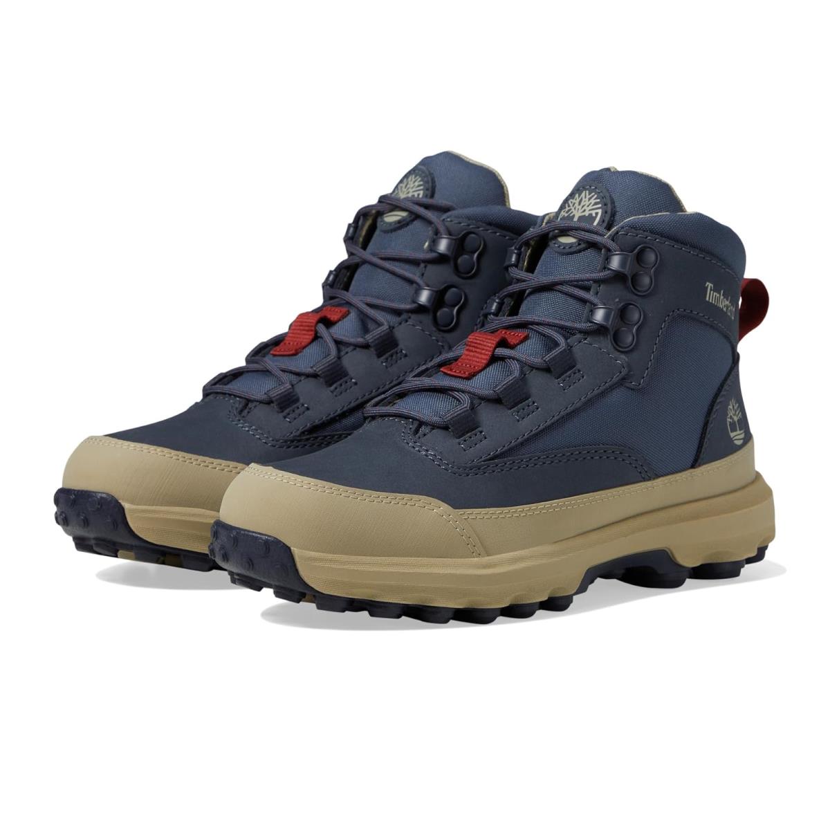 Boy`s Hiking Timberland Kids Converge Mid Lace-up Boots Big Kid