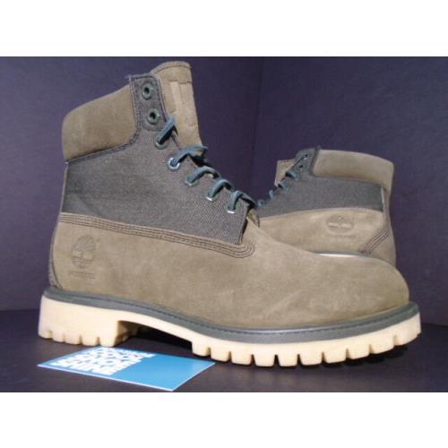 Timberland 6 Inch Premium Boot Undefeated Undftd Olive Green Nubuck 8