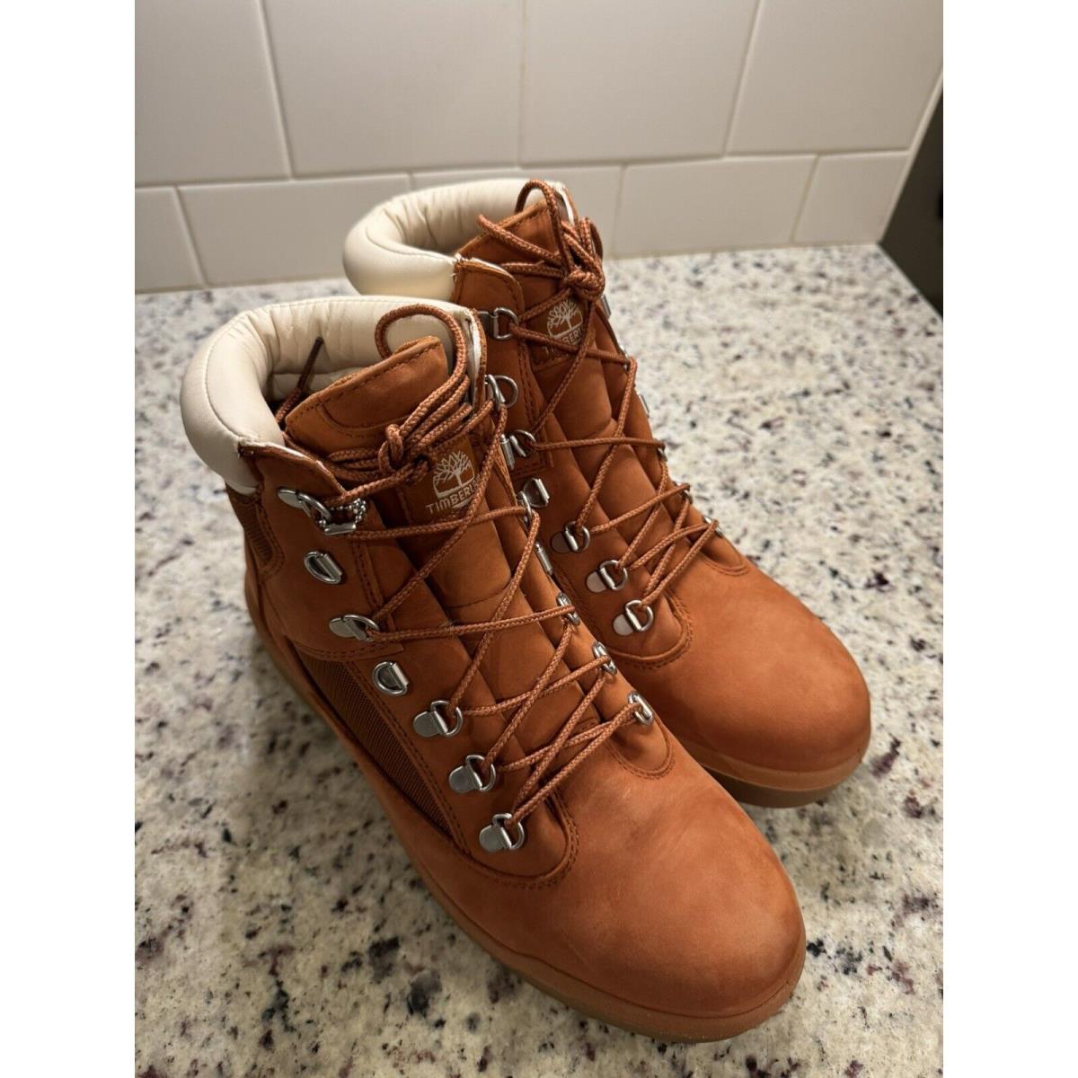 Timberland Field Boot Dark Orange 6 in Rare Find. Waterproof