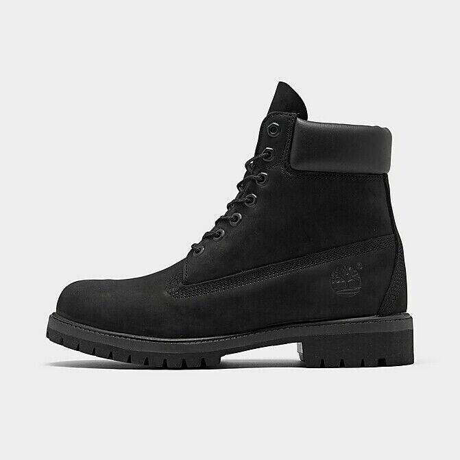 Timberland 6 Inch Premium Boot 10073 Nubuck Black Mens 11