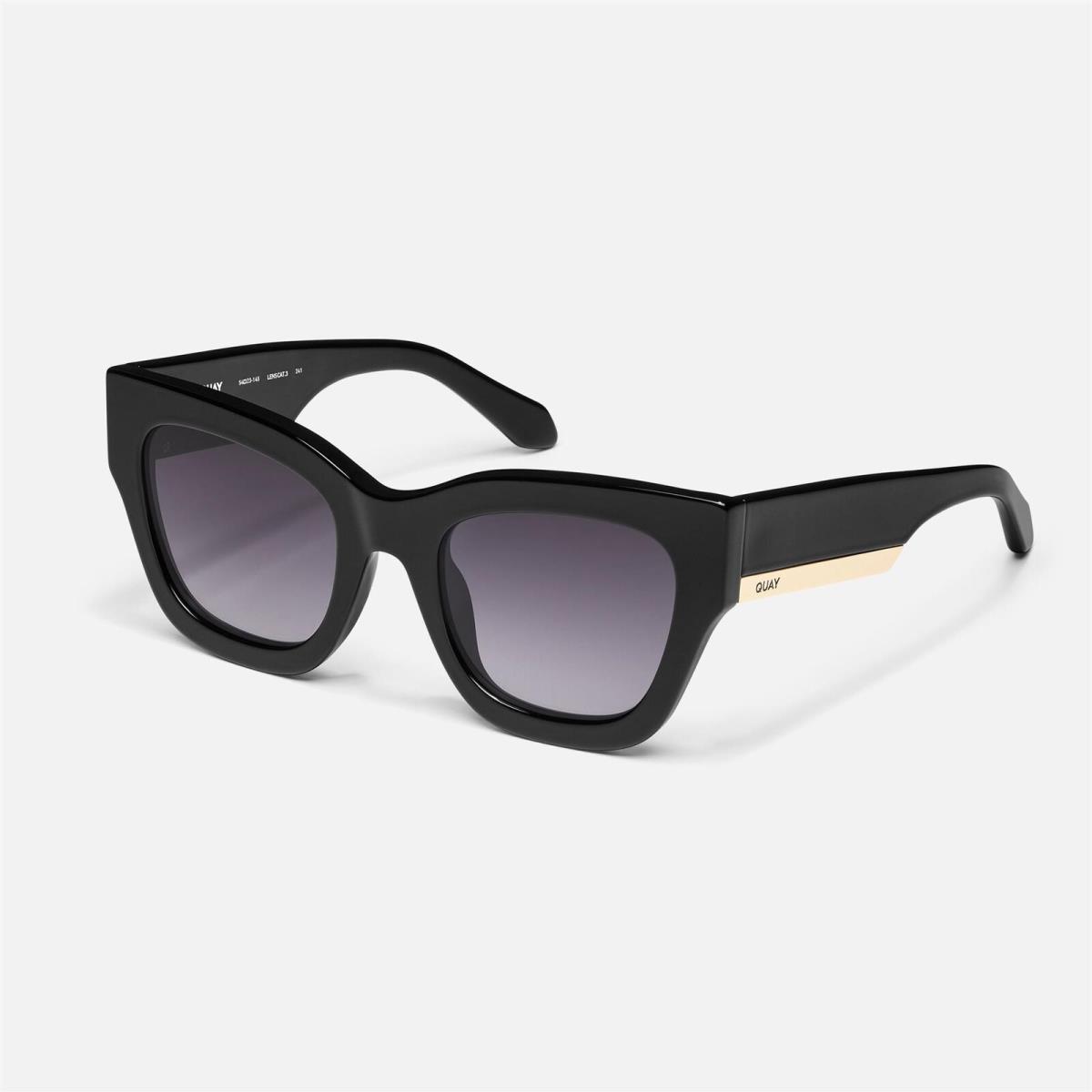 Quay Women`s Sunglasses BY The Way Black Frame / Smoke Lens