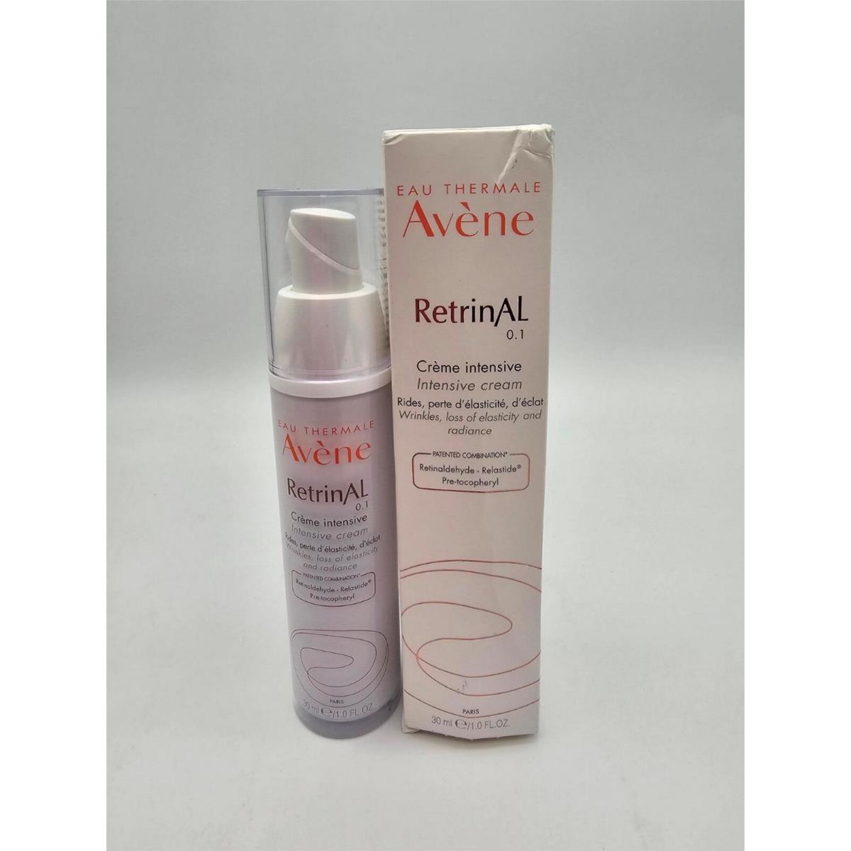 Eau Thermale Avene Retrinal 0.1 Intensive Cream 1.01 oz - Exp 2026