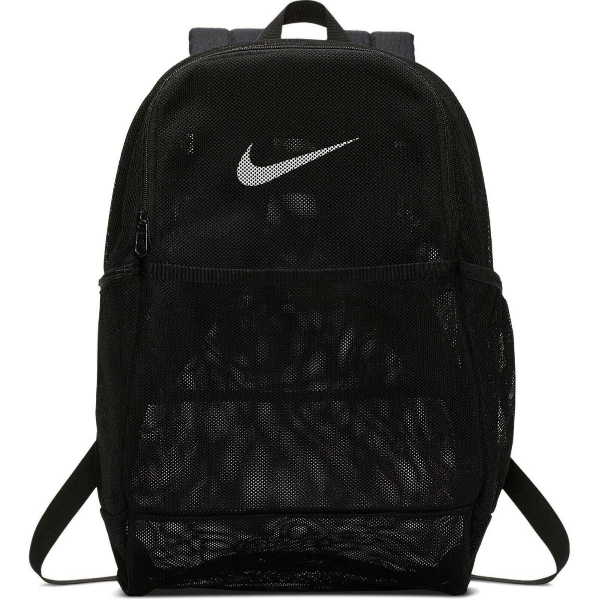 Nike Brasilia Mesh Backpack Black 1