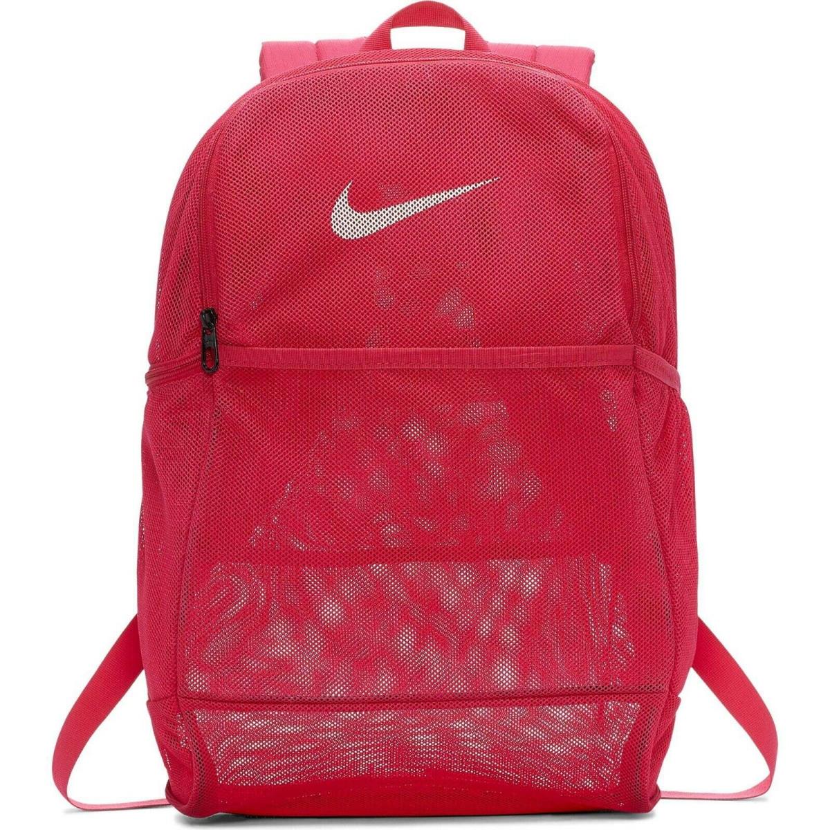 Nike Brasilia Mesh Backpack Pink