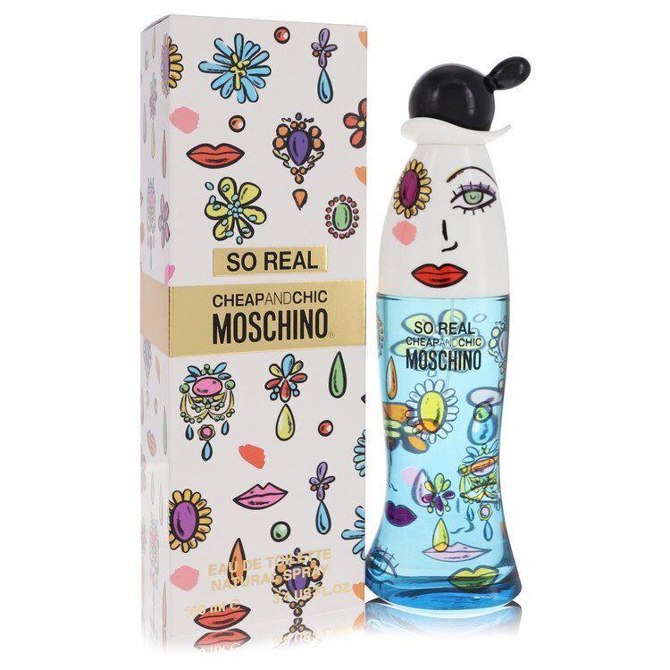 Chic So Real Eau De Toilette Spray By Moschino 3.4oz