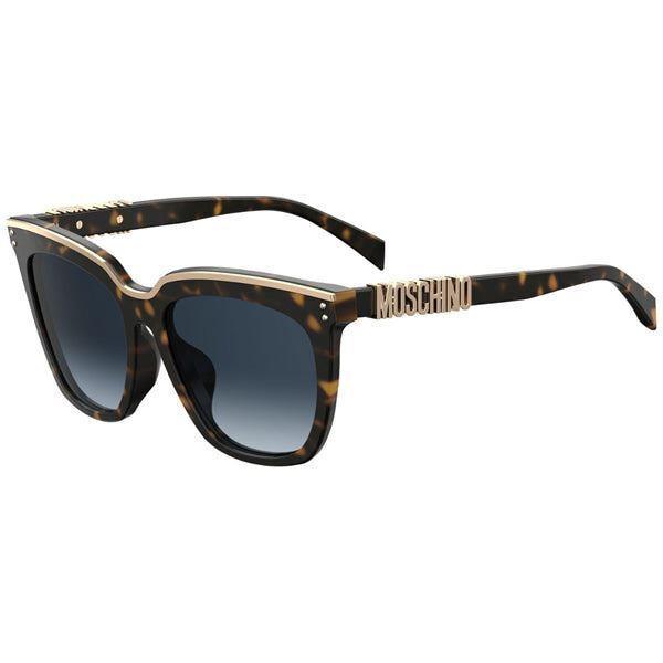 Moschino MOS025/F/S 086/08 Women Sunglasses Tortoise Gold / Gradient Grey Square