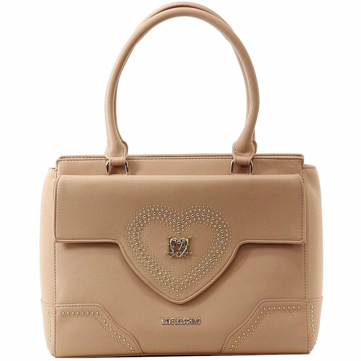 Love Moschino Women`s Powder Heart Shoulder Satchel Handbag