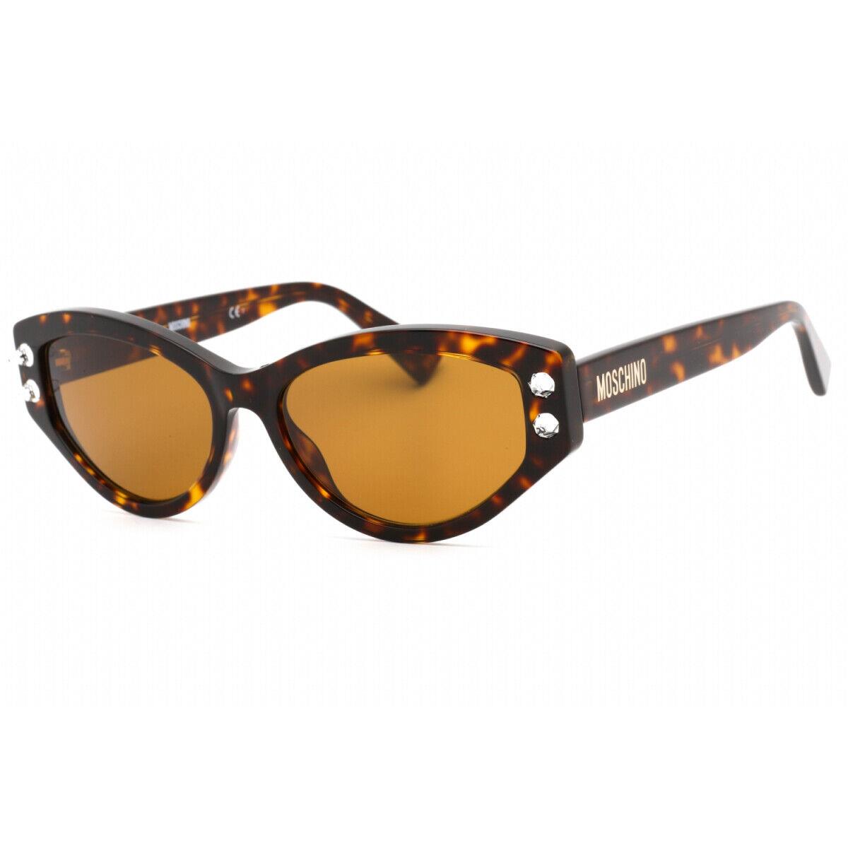 Moschino MOS109/S 0086 70 Havana / Brown 55-16-140 Sunglasses