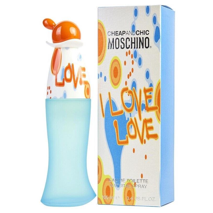 I Love Love Moschino 3.4 oz / 100 ml Eau de Toilette Women Perfume Spray