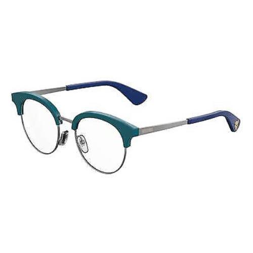 Moschino MOS514-ZI9 Tortoise Teal Eyeglasses - Frame: Tortoise Teal