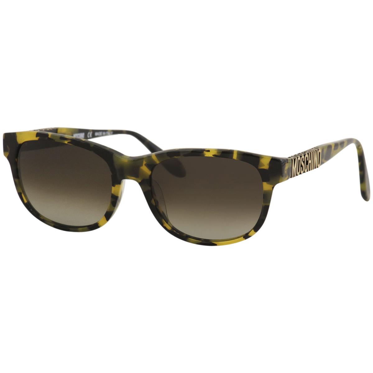 Moschino Women`s MO/803/S MO803S 02 Yellow/tortoise/black Sunglasses 54mm